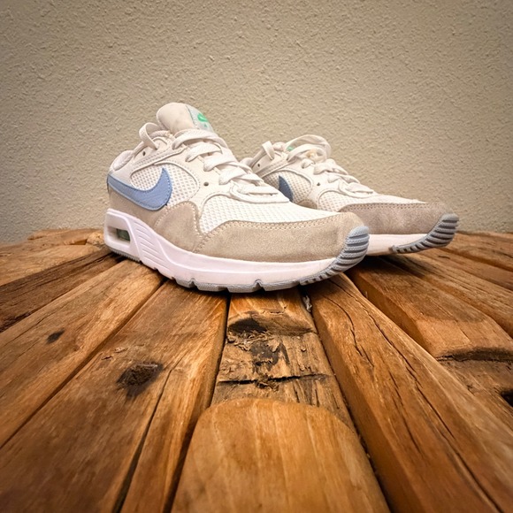 Nike Air Max SC Womens Shoes White Tan Blue CW4554-113 US 6.5 Running Sneakers - Picture 1 of 6
